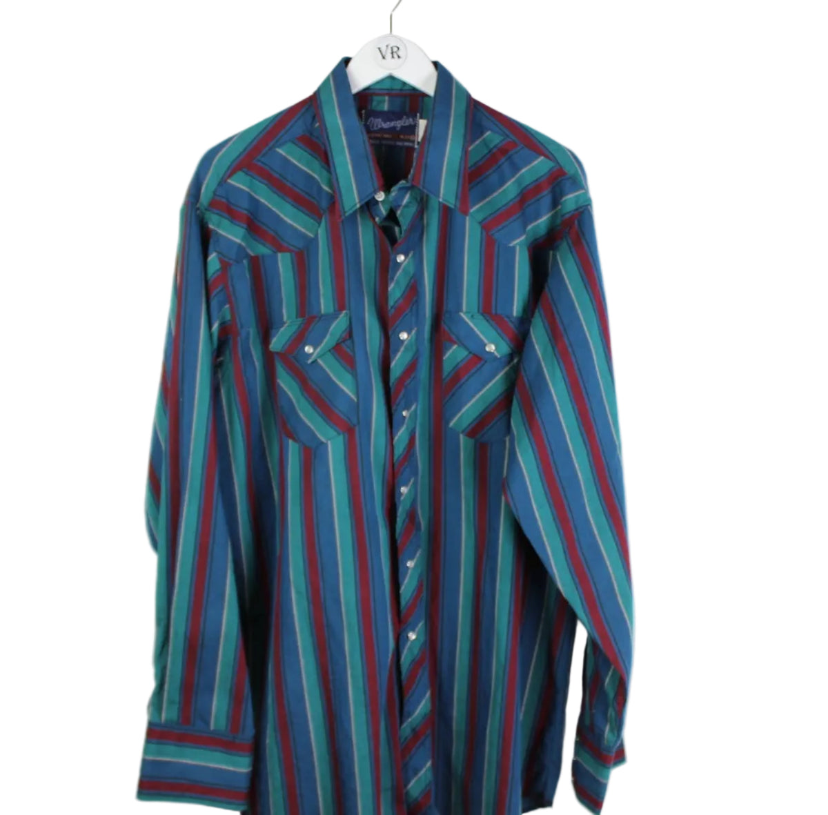 Vintage Streifen Western Shirt (XL)