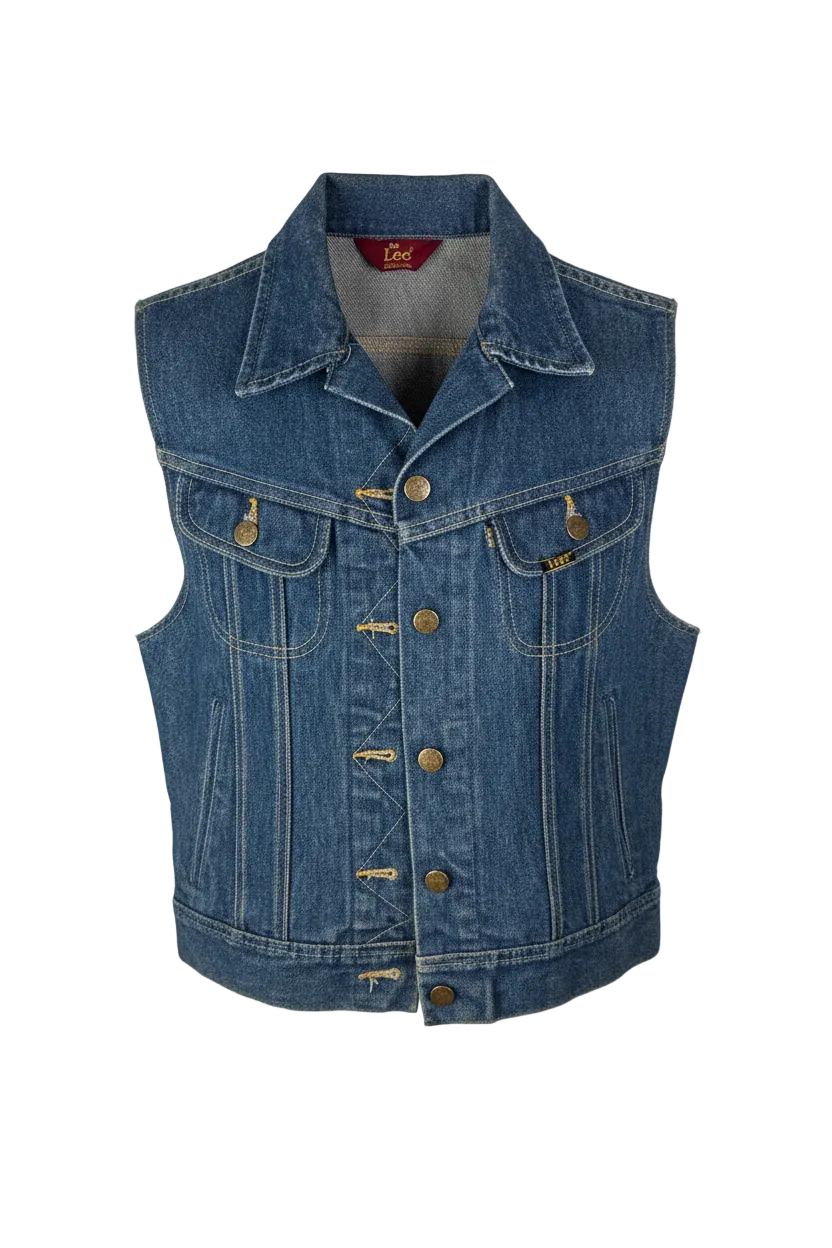 Vintage Lee Denim Vest (S)