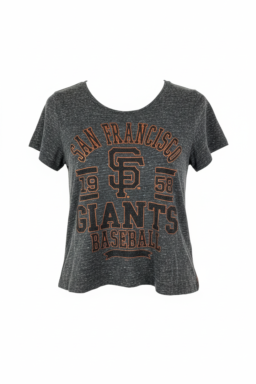 Vintage San Francisco Giants Baseball Crop T-Shirt (XS)