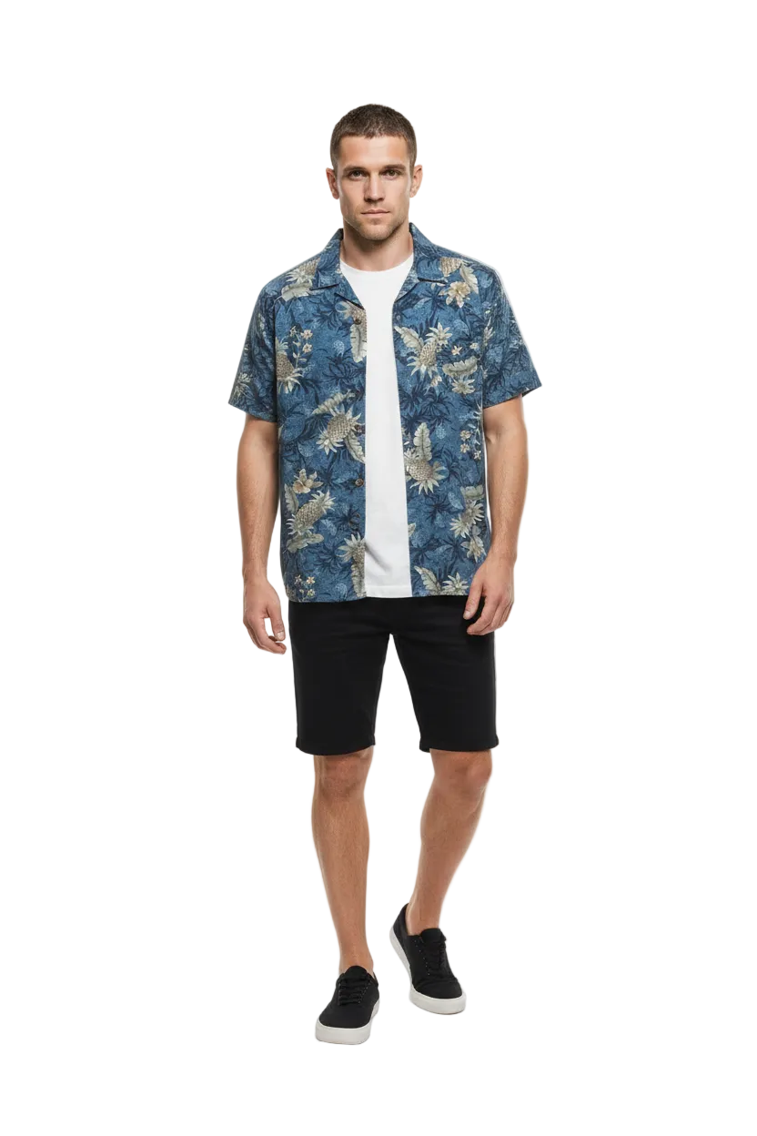 Vintage CSTL Pineapple Hawaii Shirt (L)