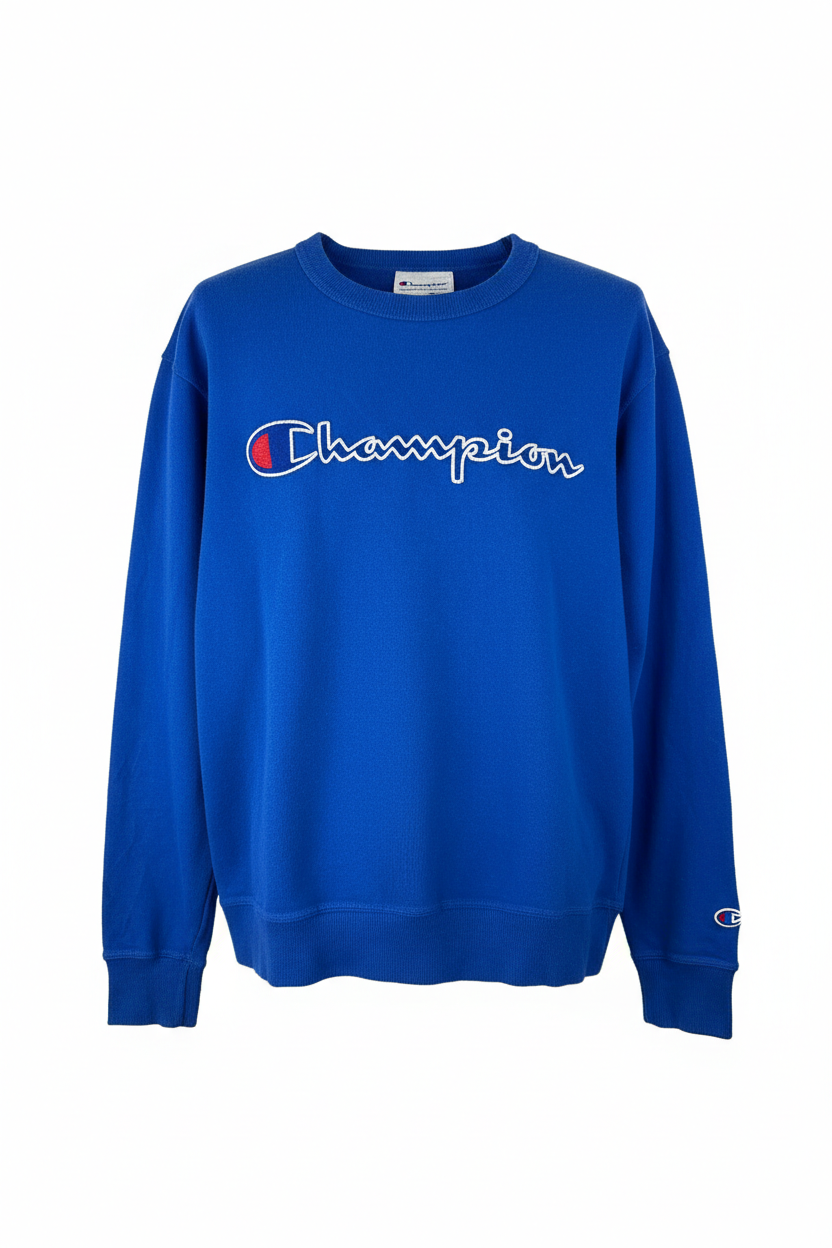 Vintage Blue Champion Sweatshirt (M)