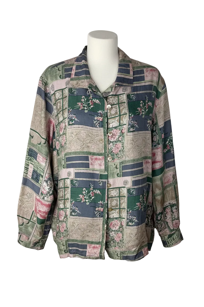 Vintage Stunt Silk Shirt (L)