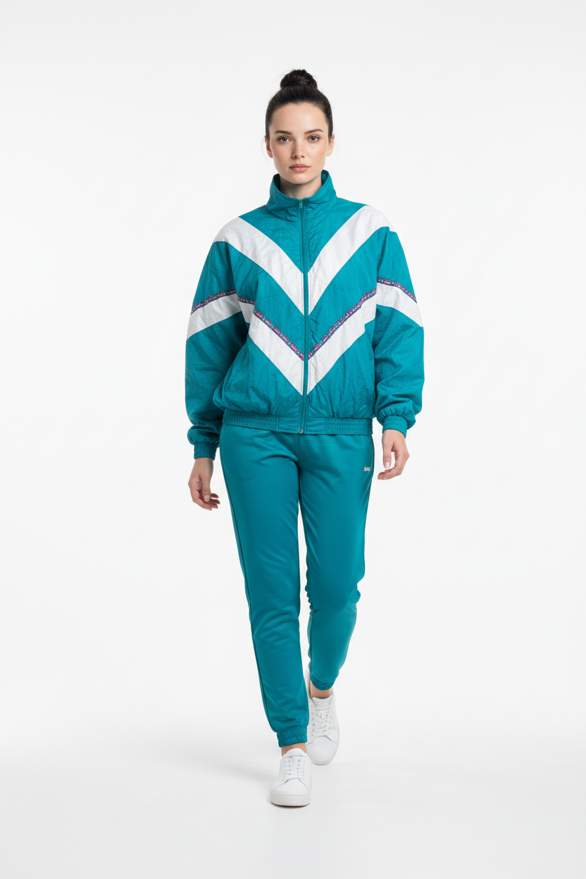 Vintage Bold Spirit Nylon training jacke (M)