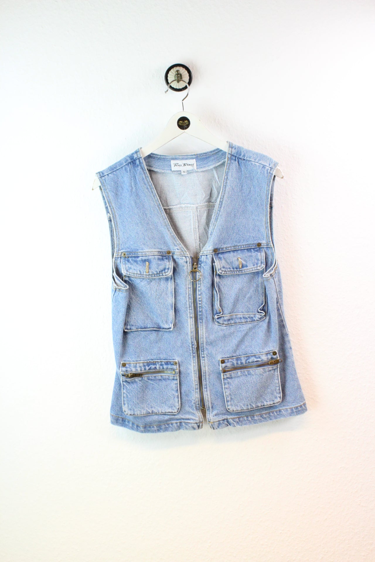 Vintage Paris Blues Vest (M)