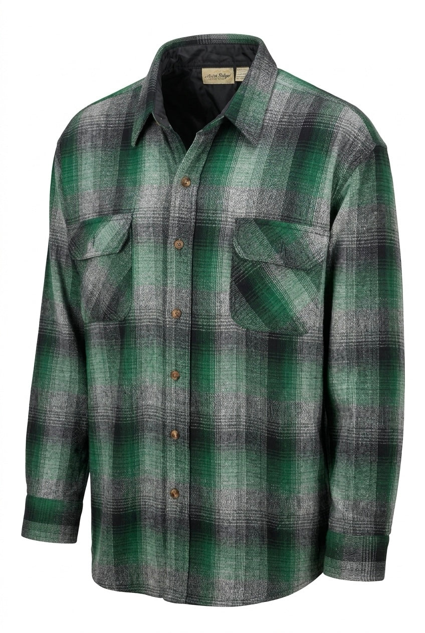 Vintage Alpine Ridge Flannel Shirt (XL)