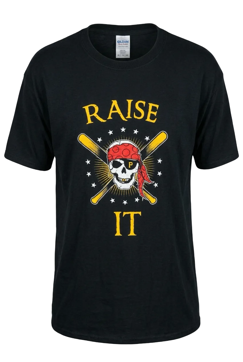 Vintage Pirates Raise IT T-Shirt (XL)
