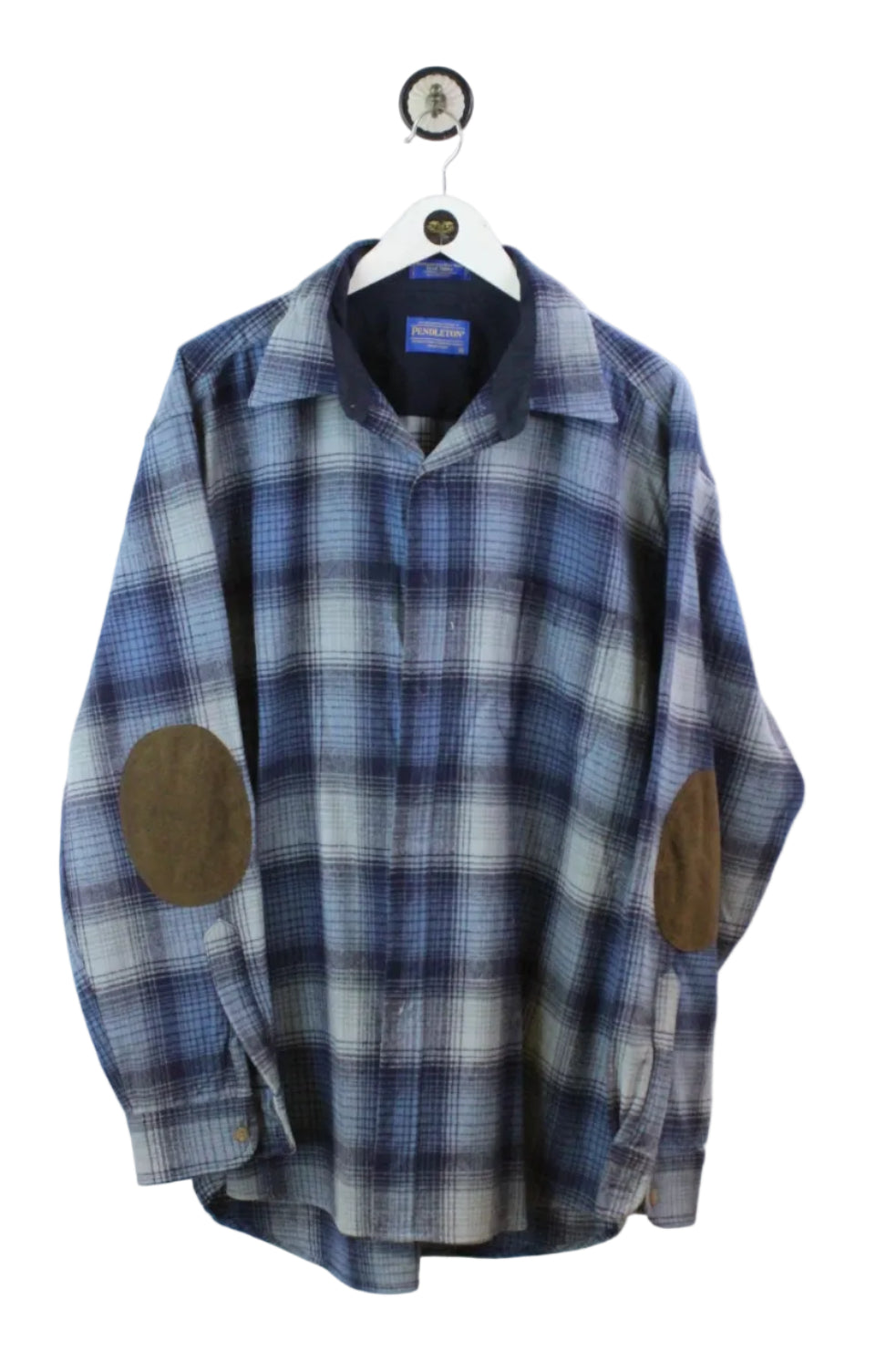 Vintage Blue Pendleton Wool Flanell Shirt (XL)