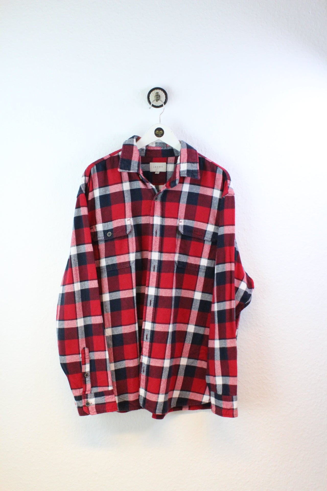 Vintage Red Jachs Flannel Shirt (XXL)