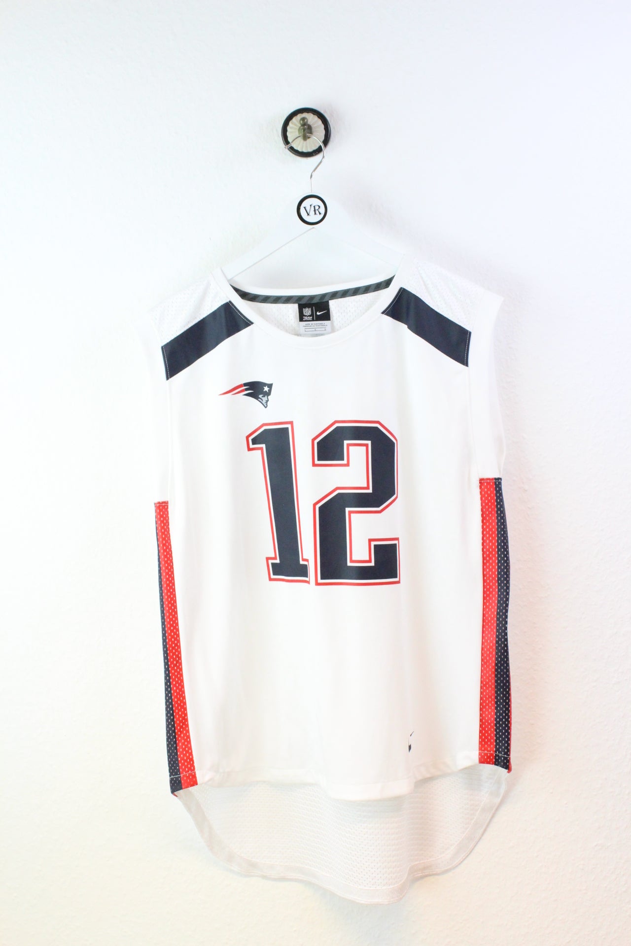 Vintage Nike NFL Patriots 12 Brady Jersey(L)