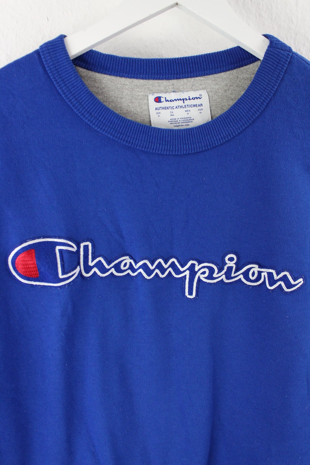 Vintage Blue Champion Sweatshirt (M)