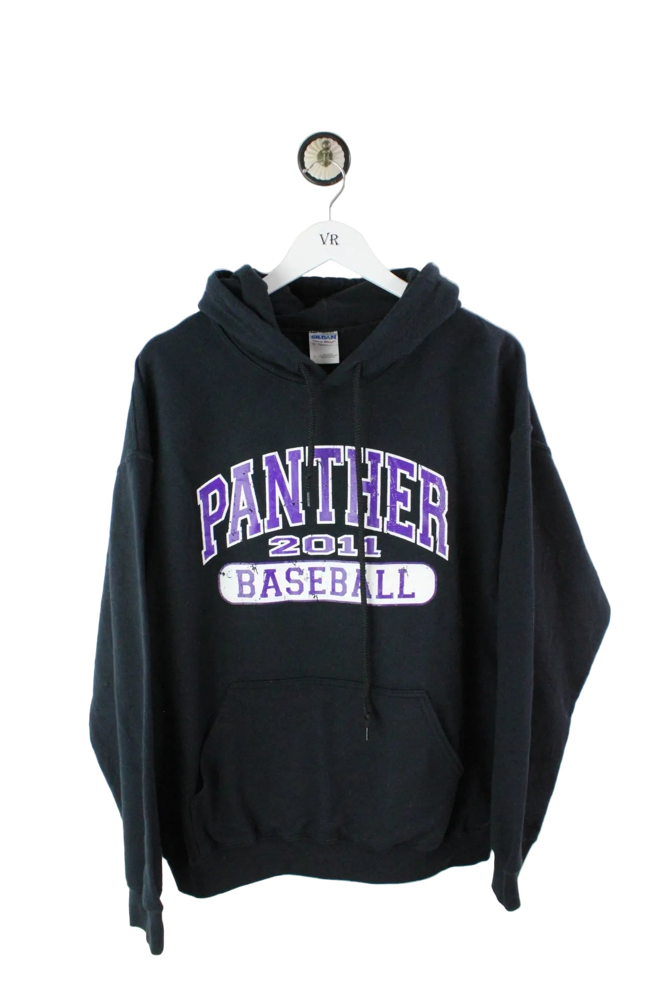 Vintage Panther Baseball Hoodie (L)
