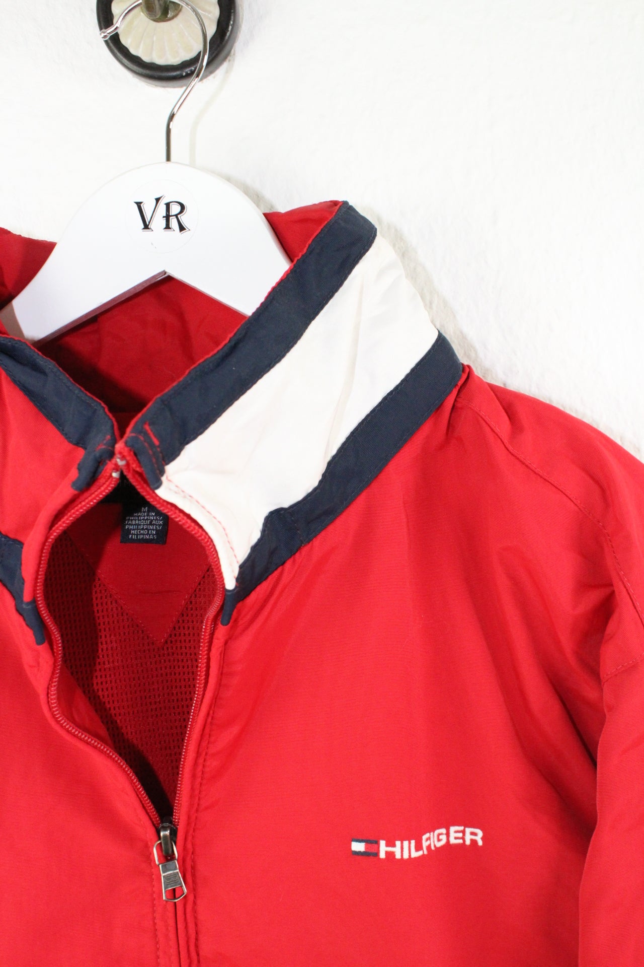 Vintage Red Tommy Hilfiger Jacket (M)