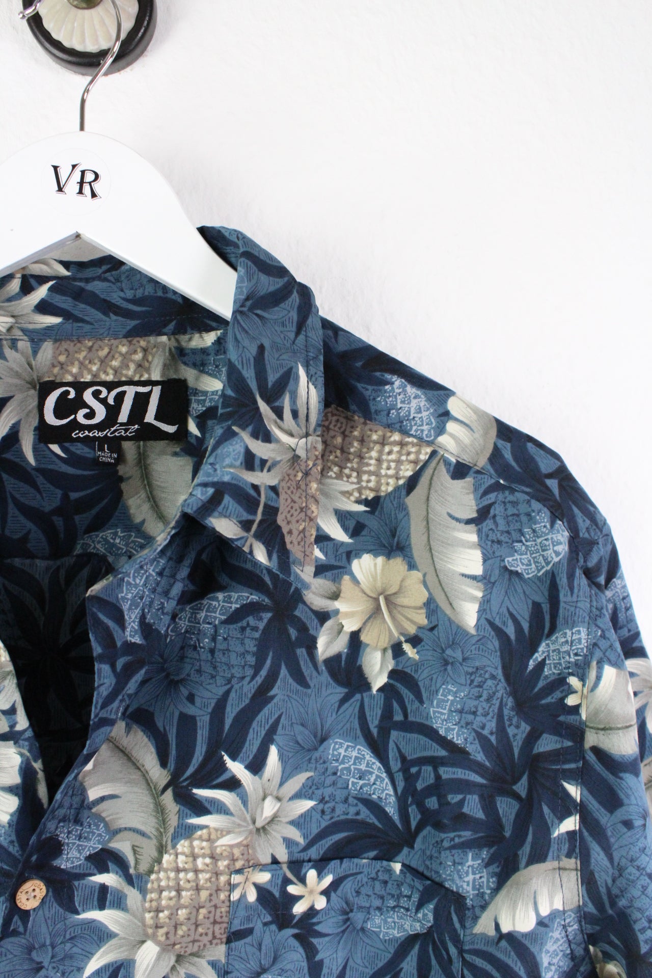 Vintage CSTL Pineapple Hawaii Shirt (L)