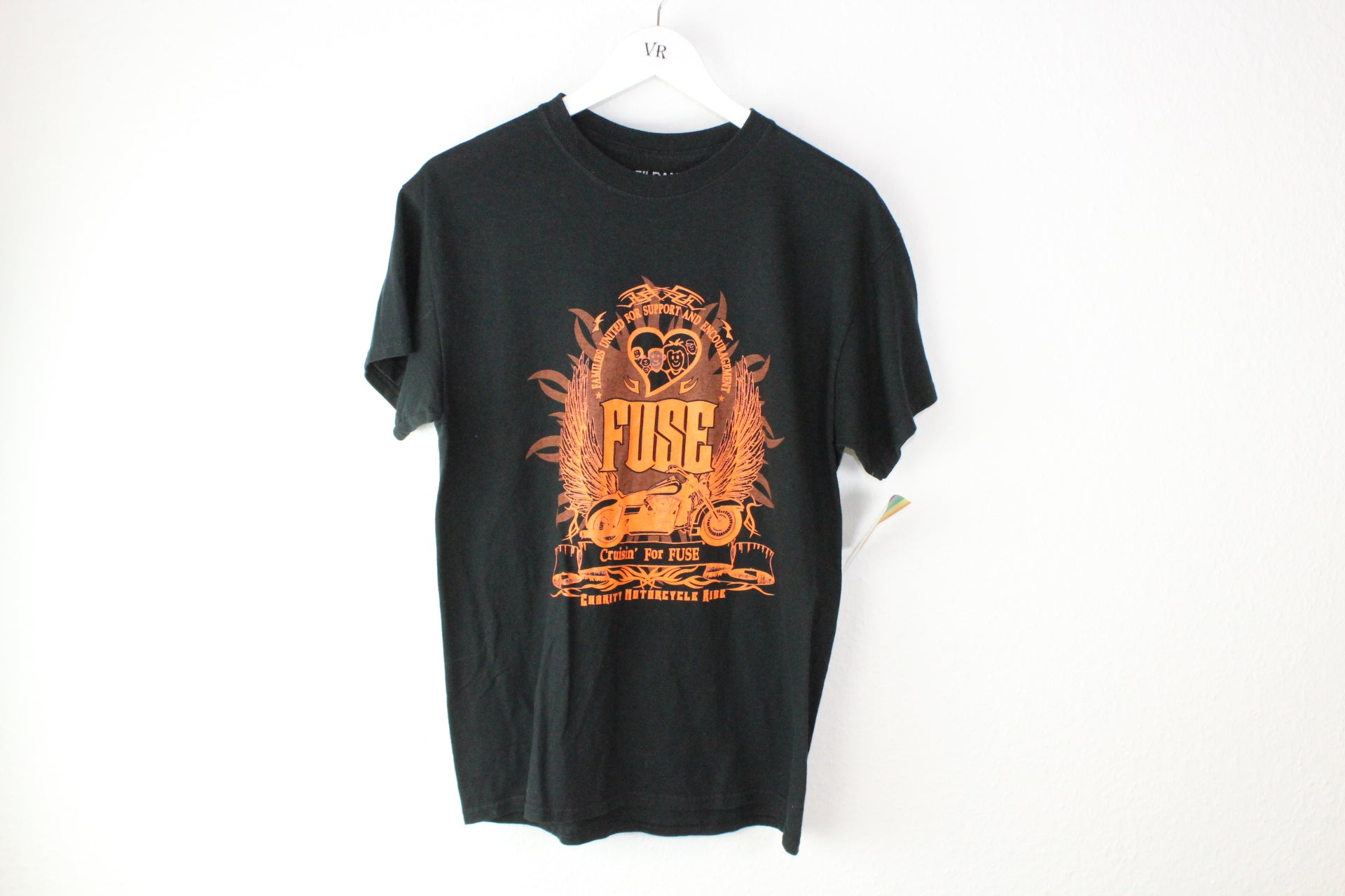 Vintage Charity Motorcycle Ride T-Shirt (M)