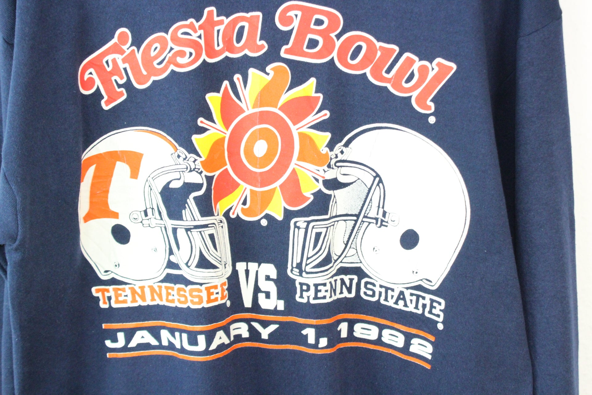 Vintage Fiesta Bowl Tennessee vs Penn State 1992 Sweatshirt (XL)