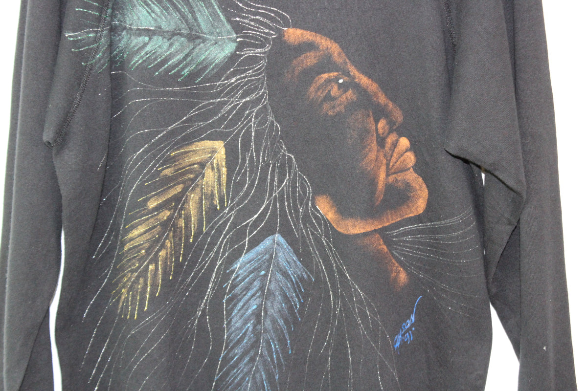 Vintage Native American 1991 Sweatshirt (L)