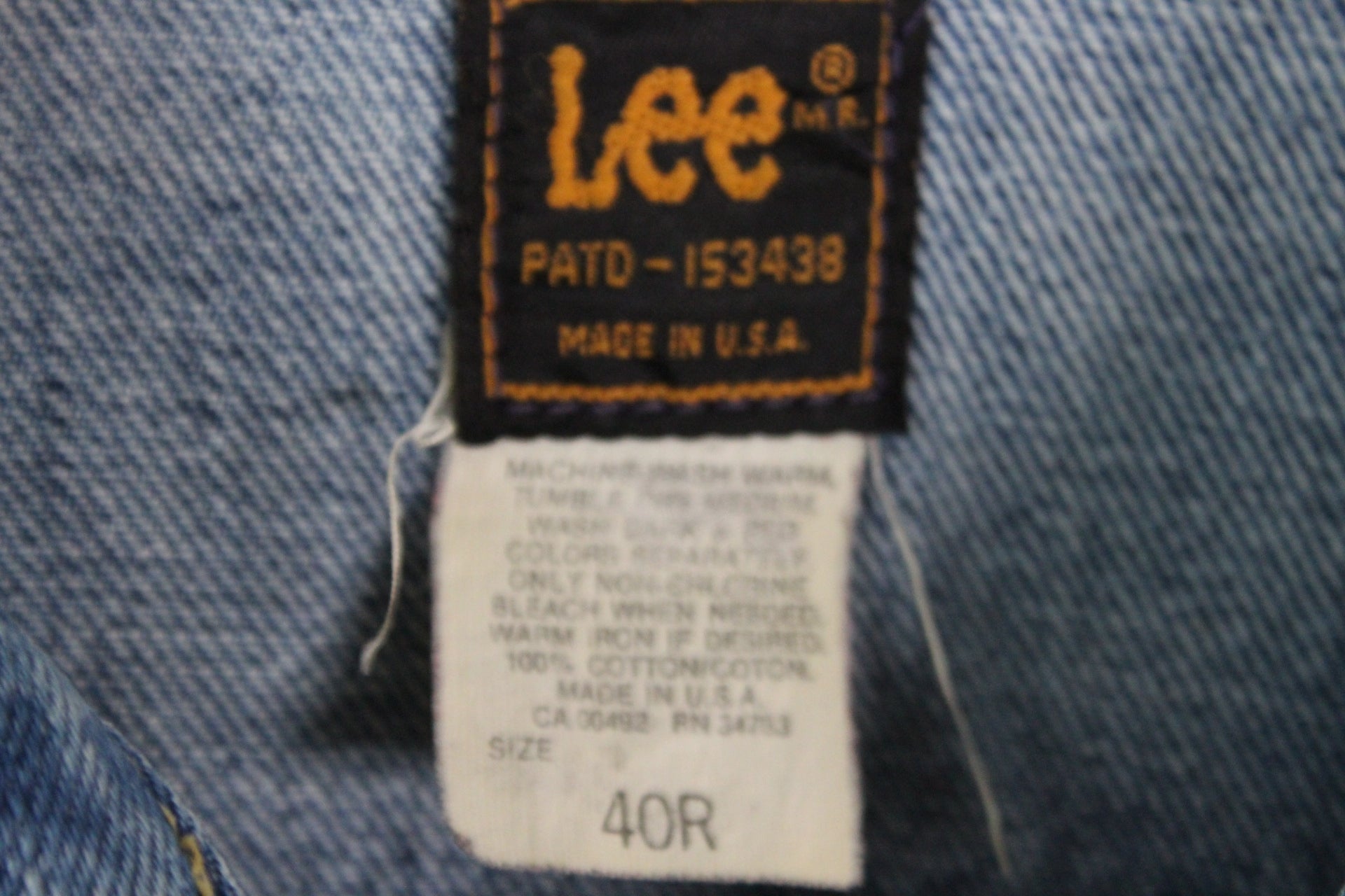 Vintage 80s Lee Jeans Jacke (S)