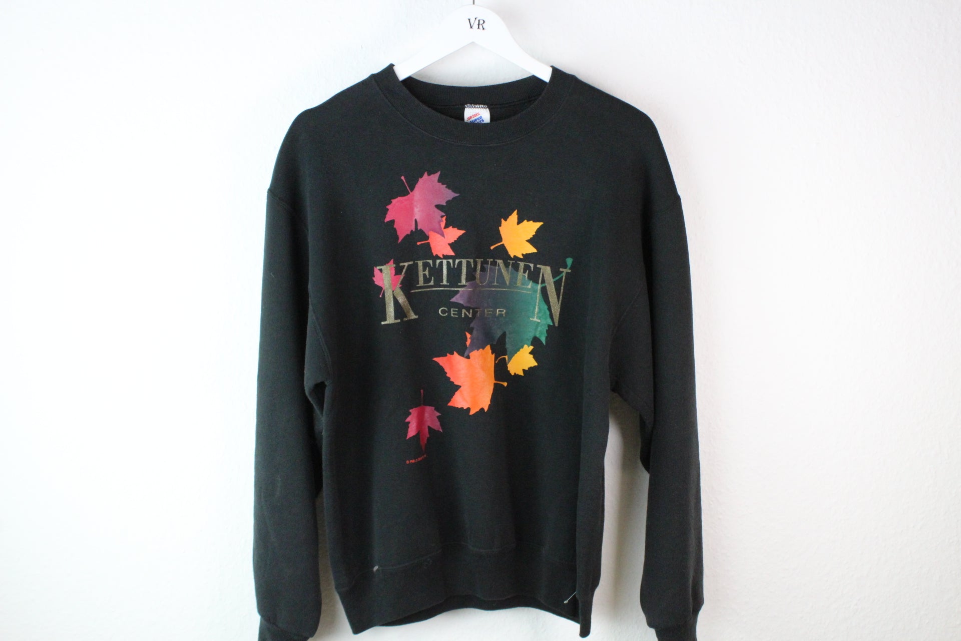 Vintage 90er Herbstblatt Sweatshirt (M)