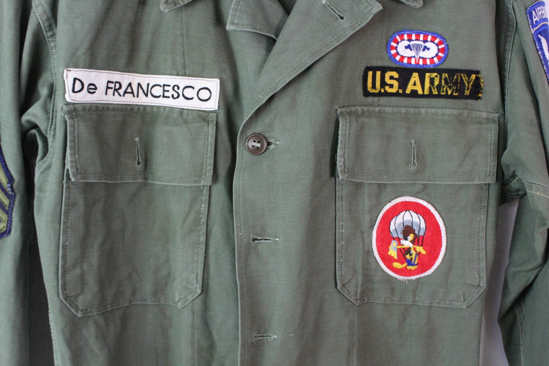 Vintage US Army Military Hemd