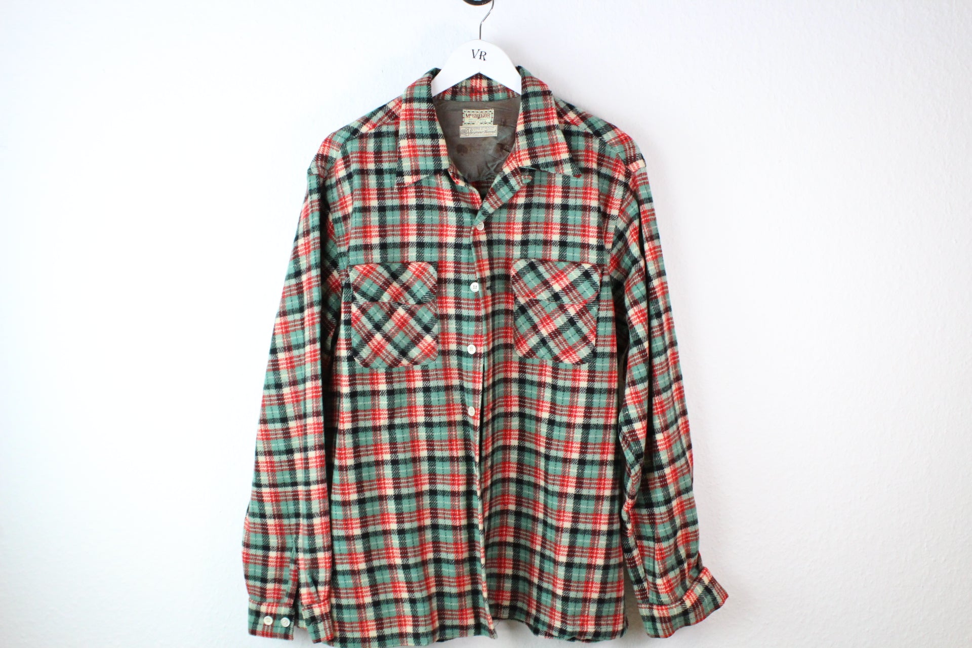 Vintage MC Gregor 60er Flanell Hemd (L)