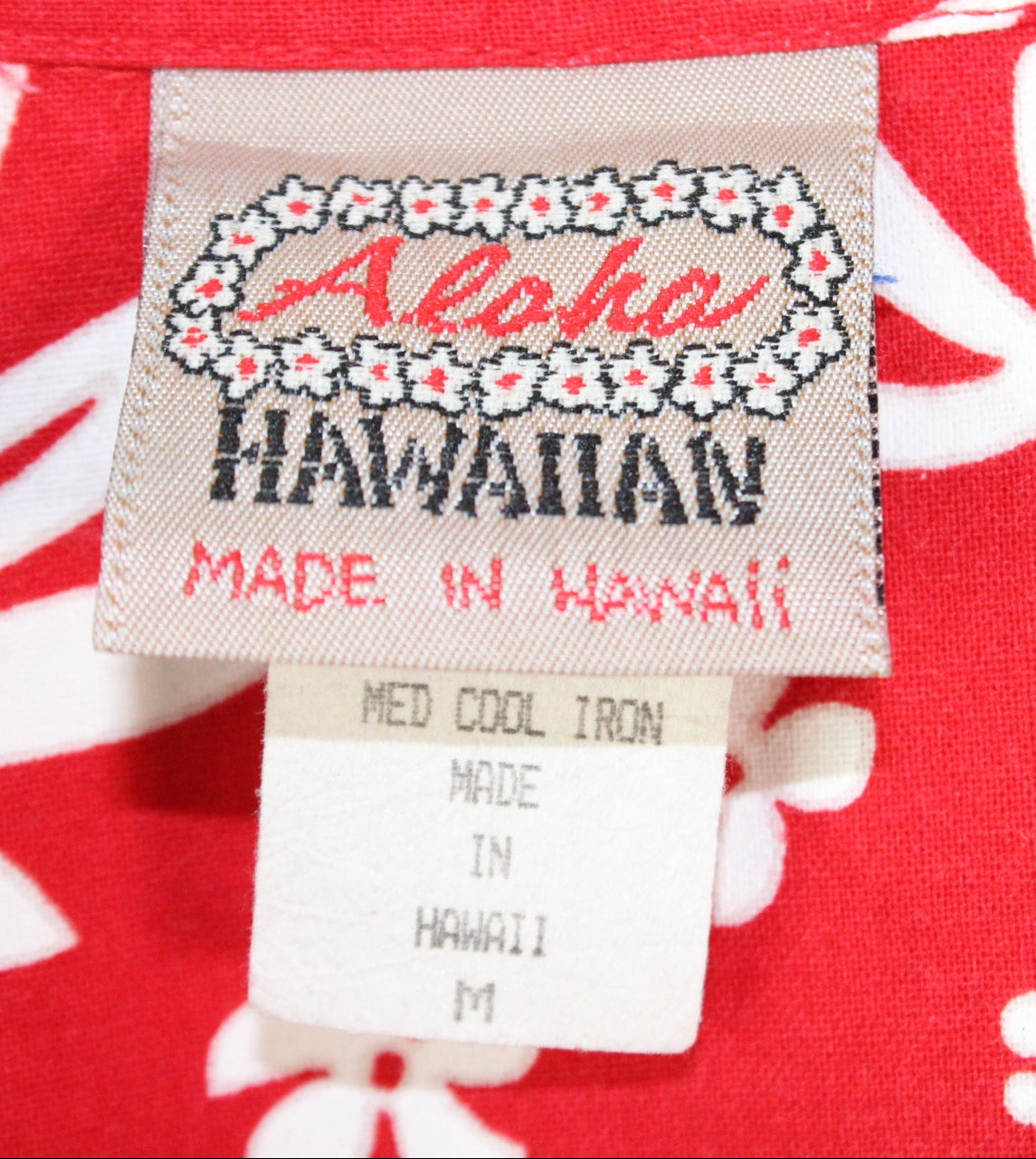 Vintage Blumen Hawaii Shirt (M)