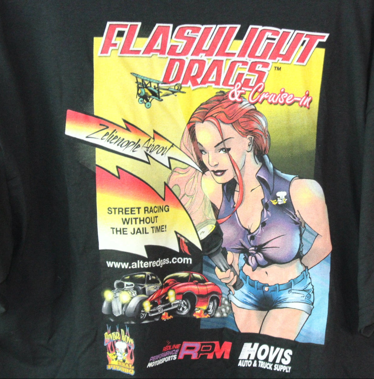 Vintage Flashlicht Tshirt (XL)