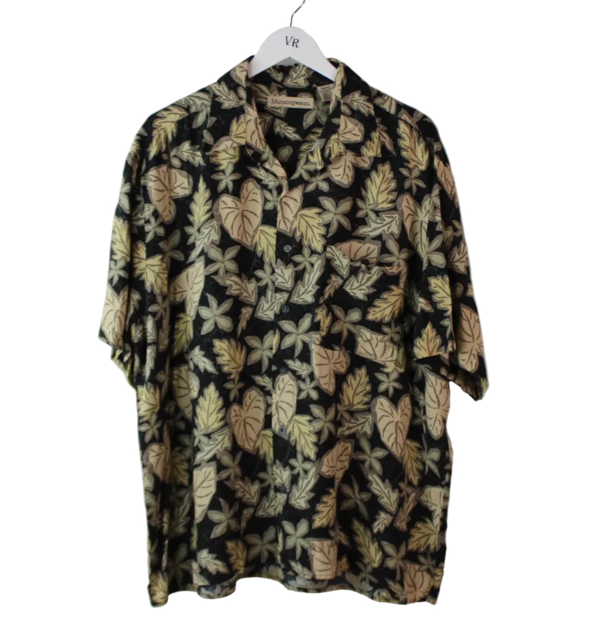 Vintage BlumenMuster Hawaii Shirt (XL)