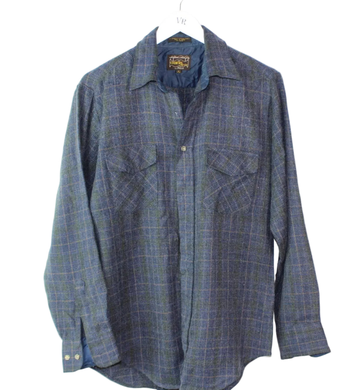 Vintage Kariert Flanell Shirt (M)