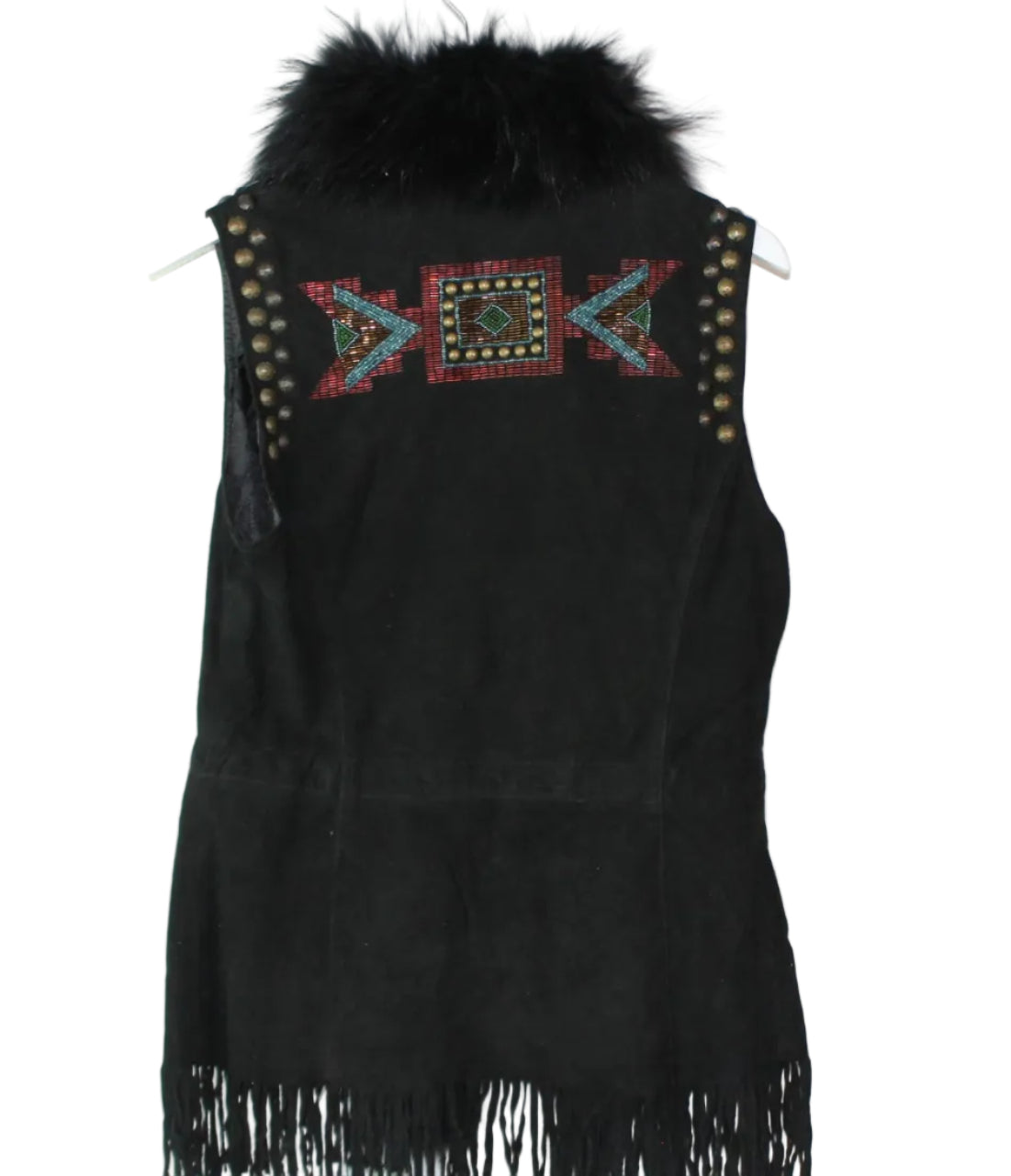 Vintage leather Weste (S)