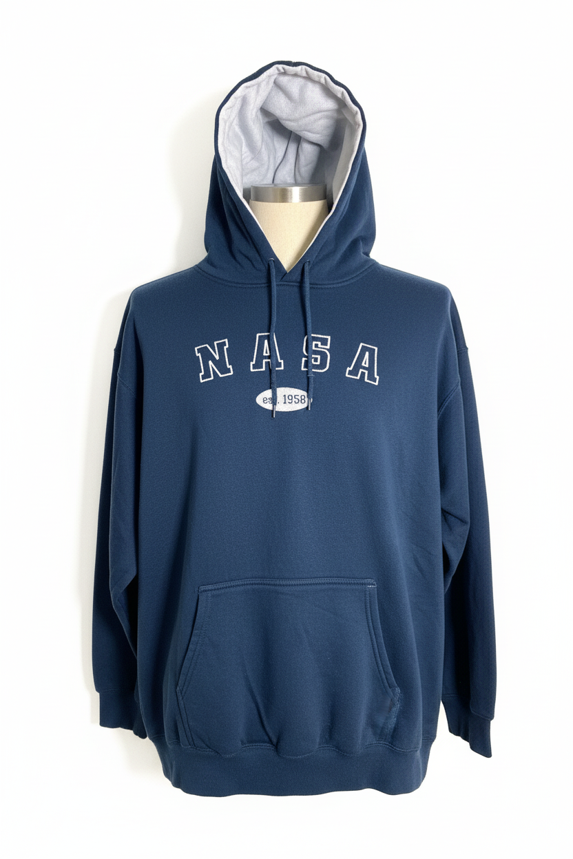 Vintage Nasa Hoodie Sweatshirt (L)