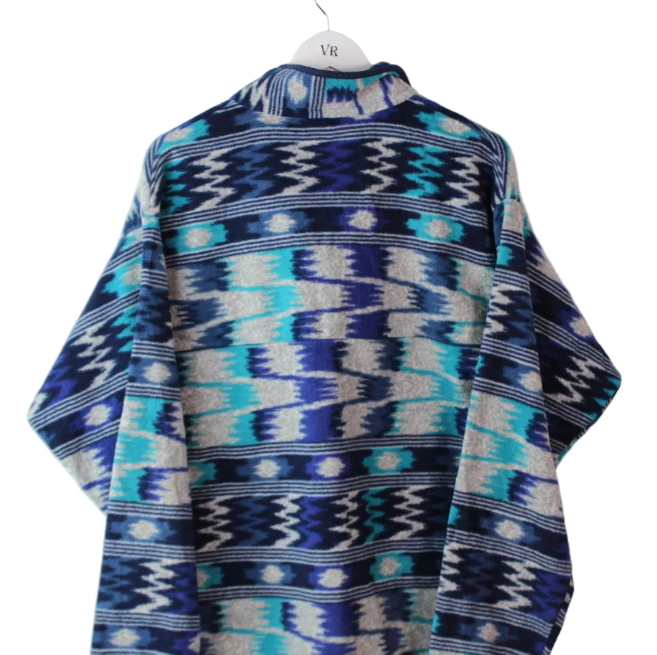 Vintage Print Fleece Sweatshirt (L)