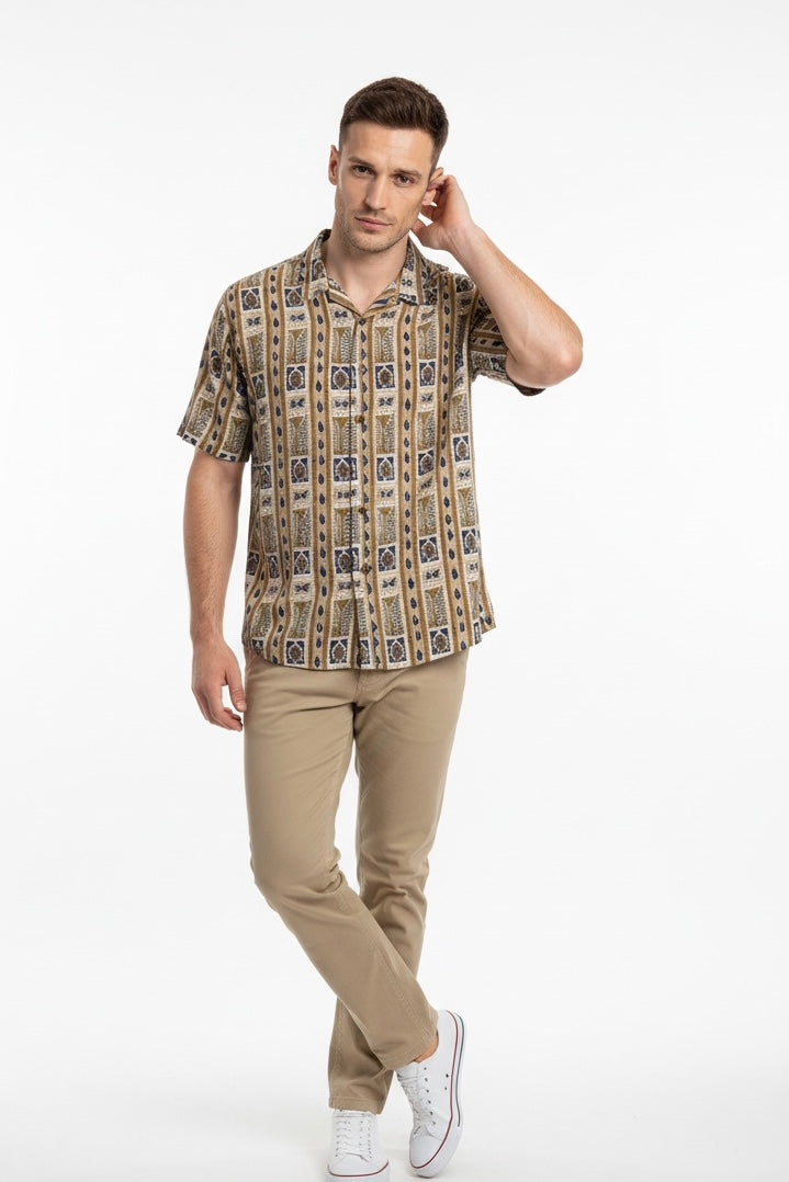 Vintage Botanical Party Shirt (XL)