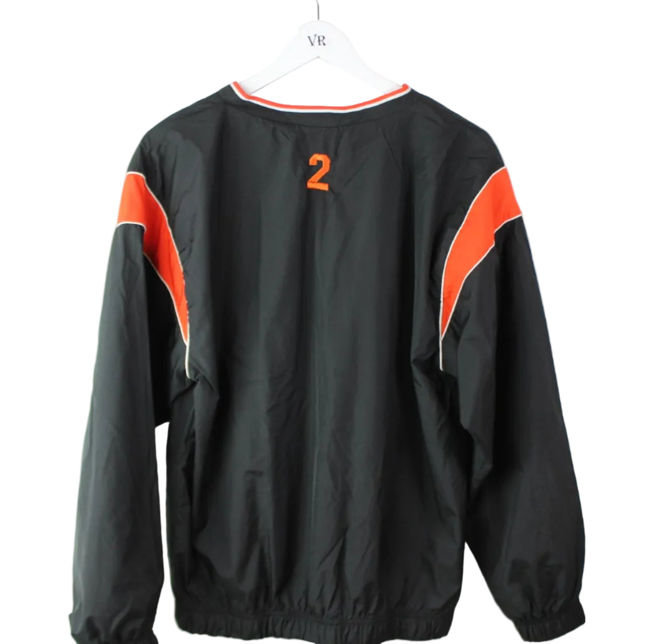 Vintage Black Nylon Sweatshirt (M)