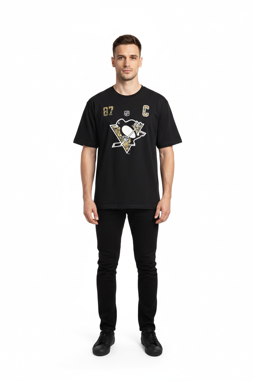 vintage Pittsburgh Peguins Eishokey Tshirt (XL)