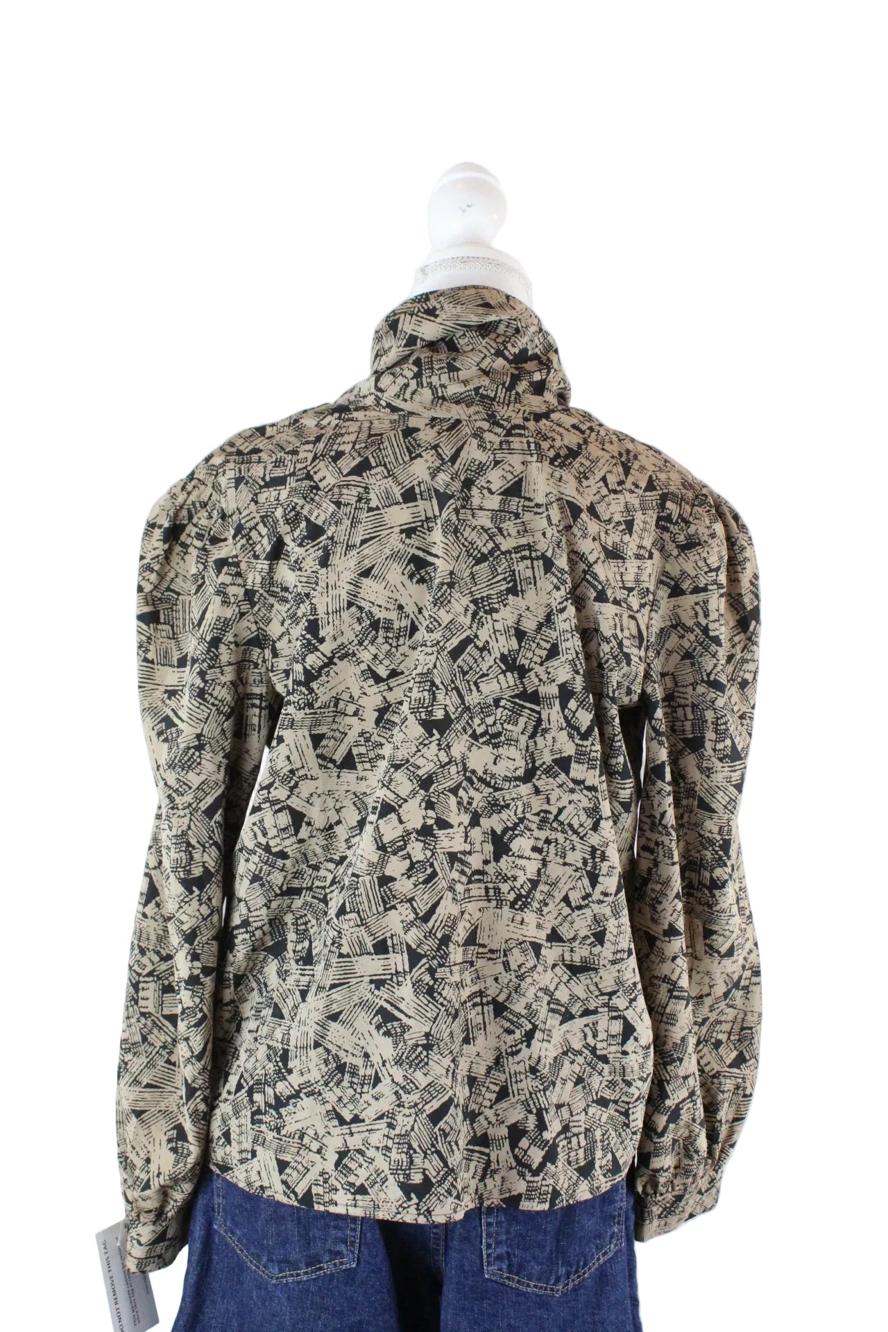 Vintage Brown Blouse (L) - Vintage & Rags