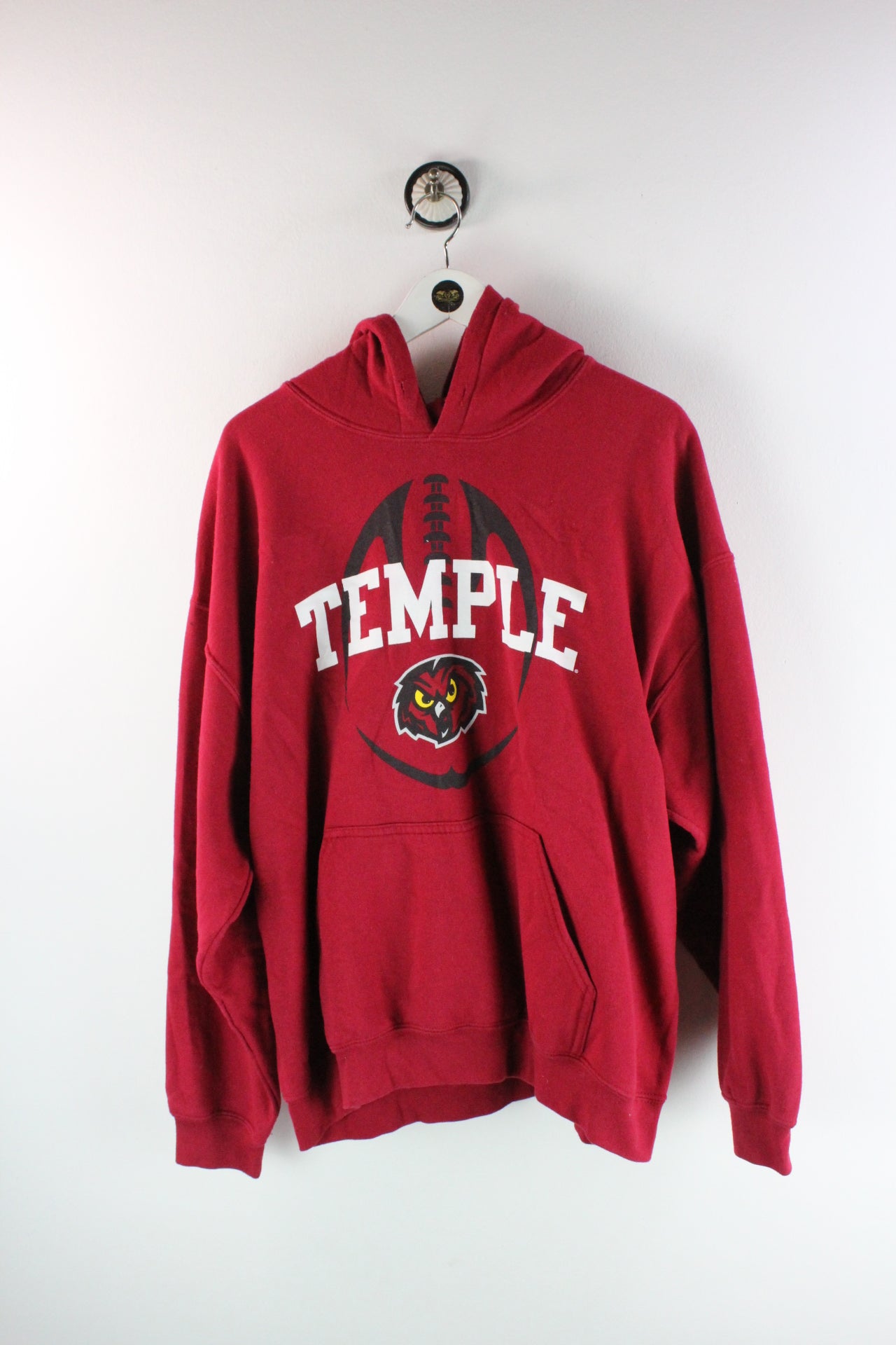 Vintage Temple Football Hoodie (XL)