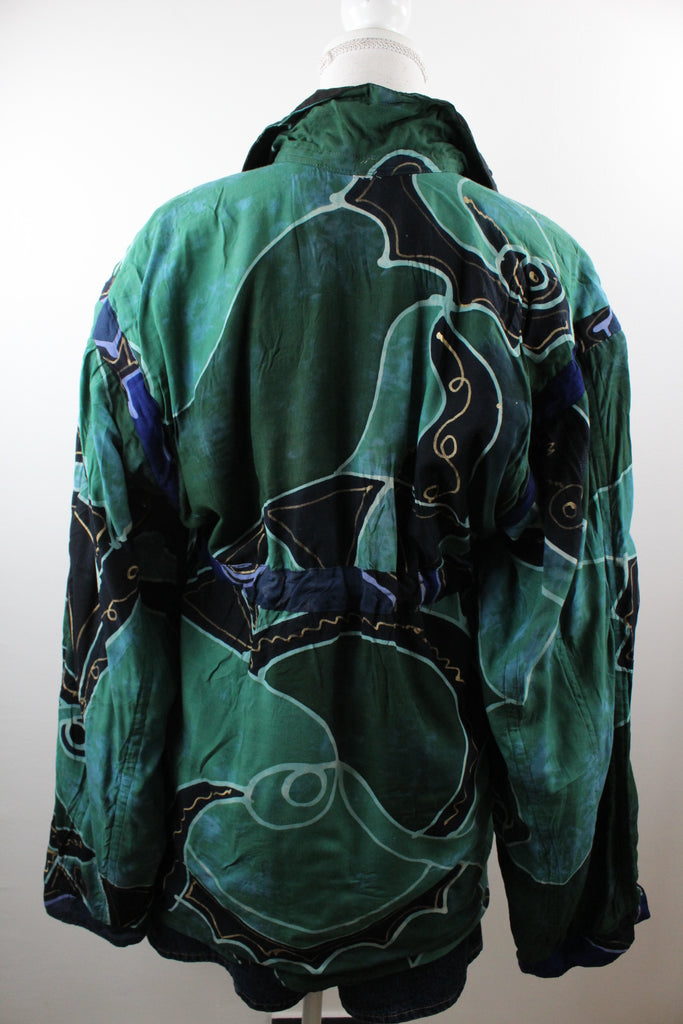 Vintage Green Jacket (L) - Vintage & Rags