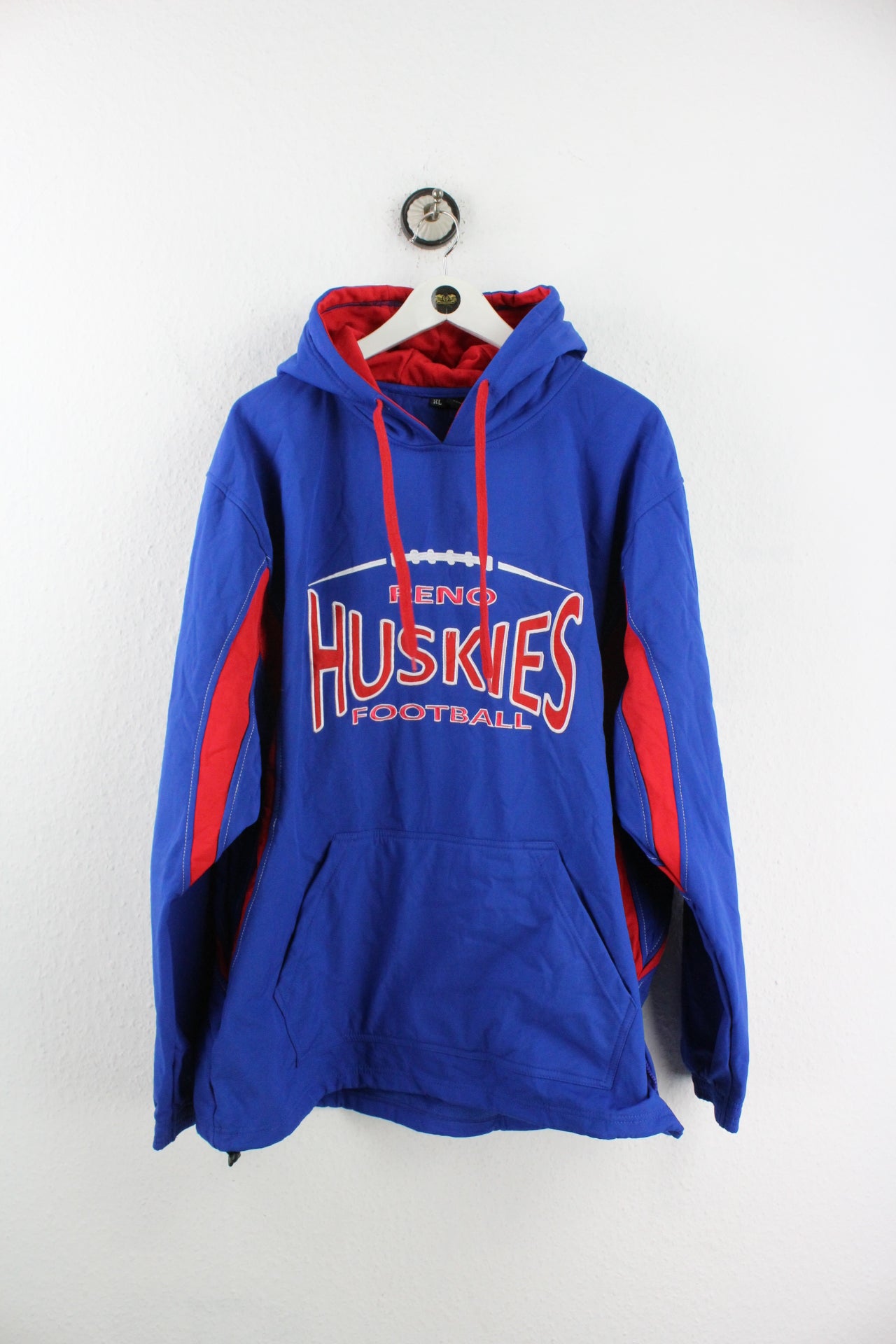 Vintage Reno Huskies Football Hoodie Jacket (XL) - Vintage & Rags