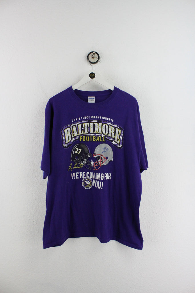 Vintage Conference Championship Baltimore Ravens VS New England T-Shirt (XL) - Vintage & Rags