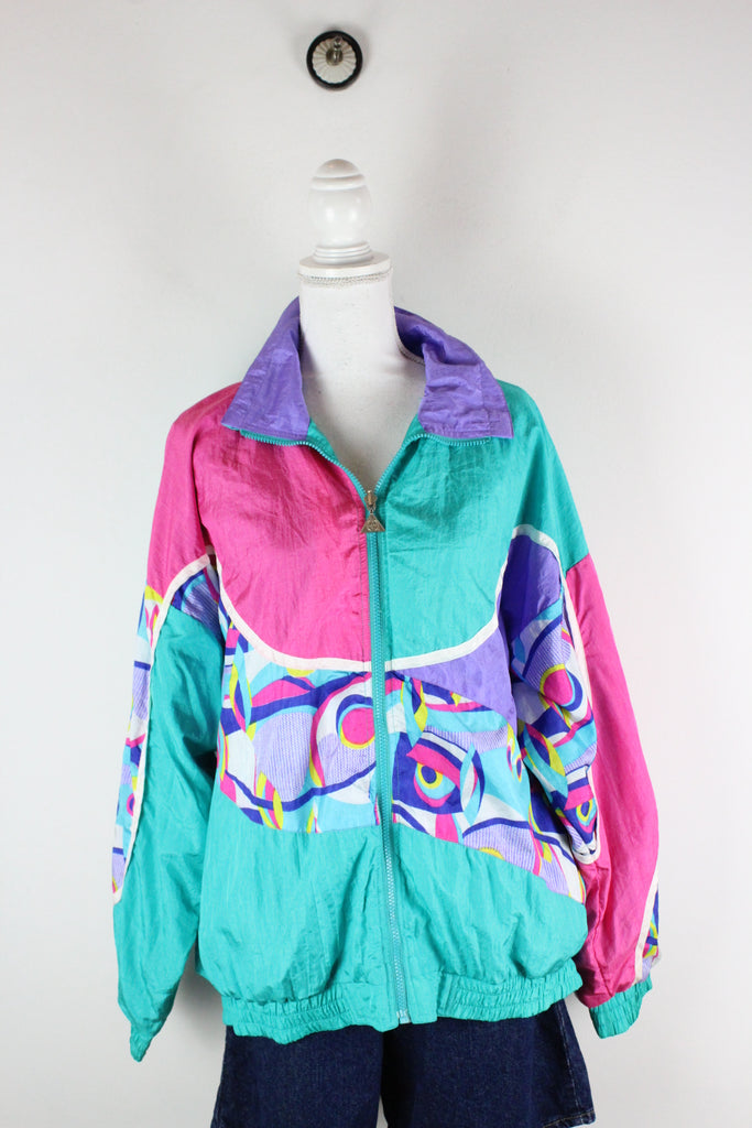 Vintage Colorful 80's Jacket ( L) - Vintage & Rags