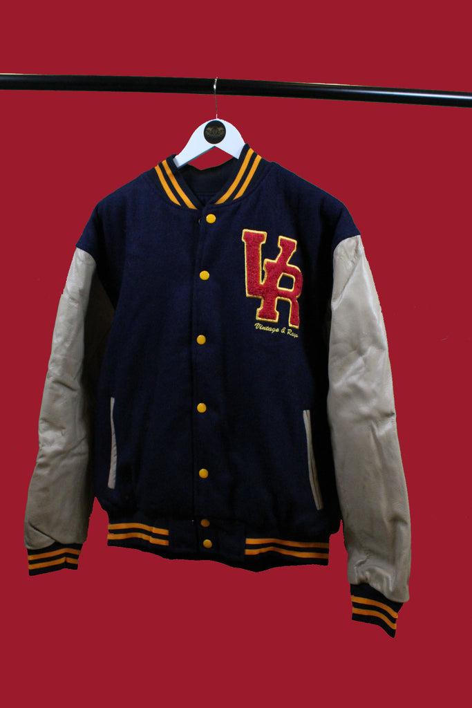 Vintage & Rags College Jacket "Navy" (One Size) - Vintage & Rags