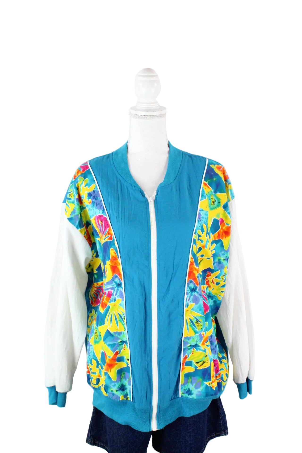 Vintage Silver Threads Jacket (XL) - Vintage & Rags