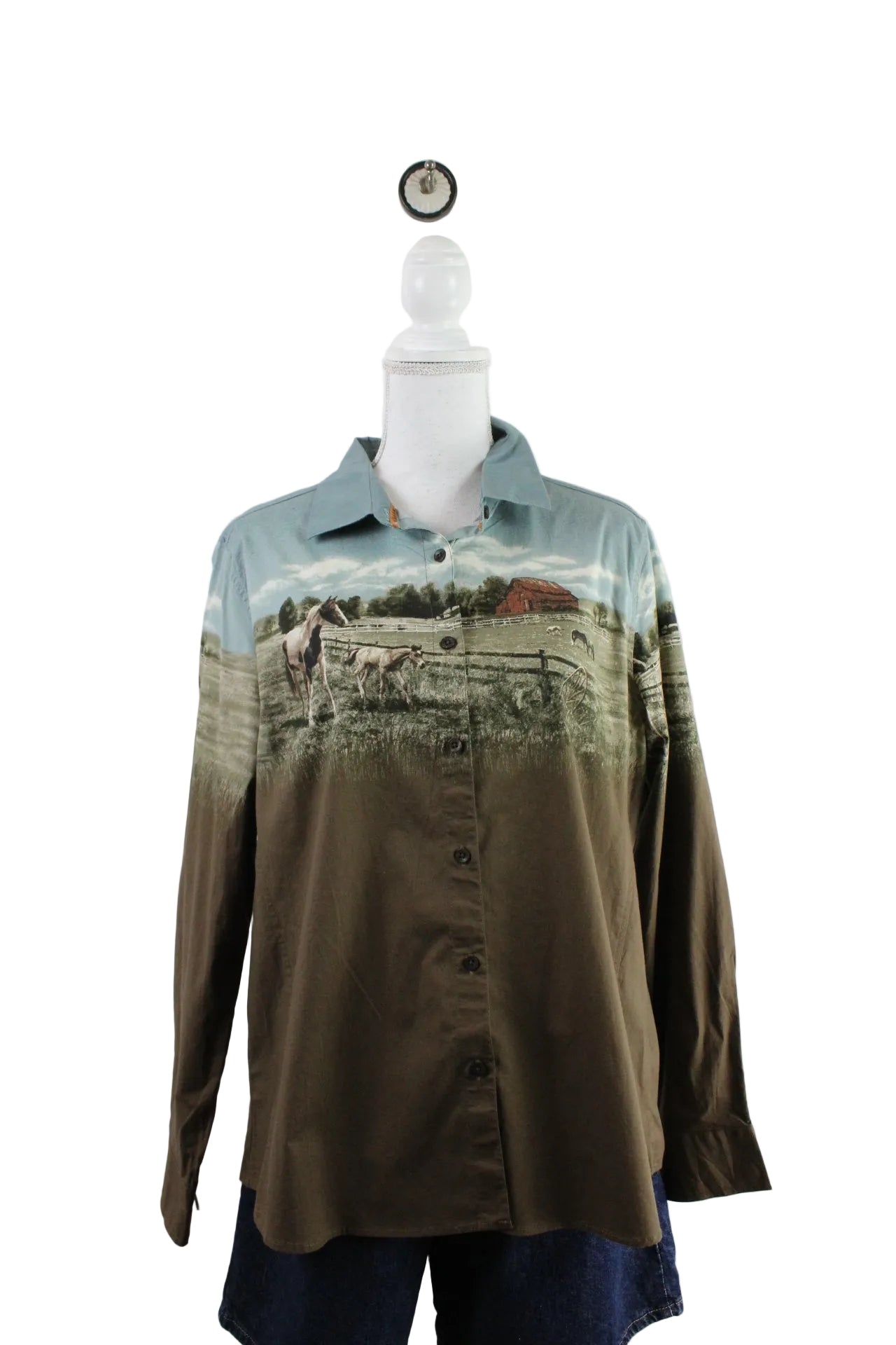 Vintage Bit & Bridle Blouse (XL) - Vintage & Rags