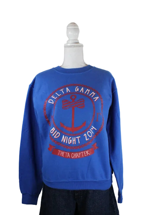 Vintage Delta Gamma Sweatshirt (S) - Vintage & Rags