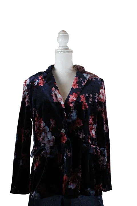 Vintage Tahari Velvet Blazer (M) - Vintage & Rags