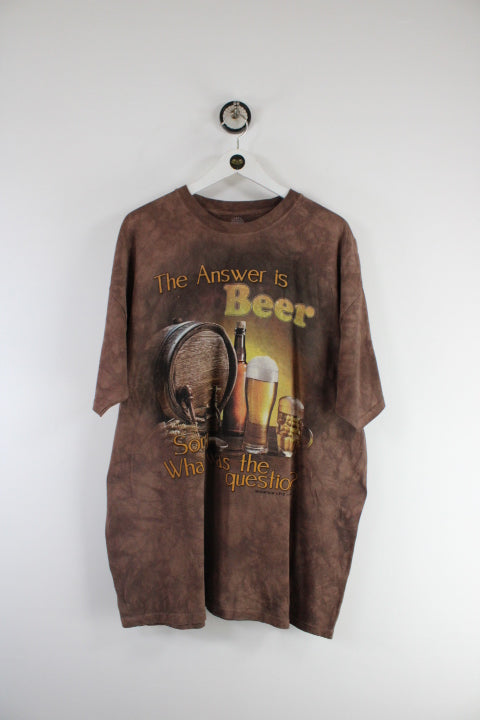 Vintage The Answer Is Beer T-Shirt (XXL) - Vintage & Rags