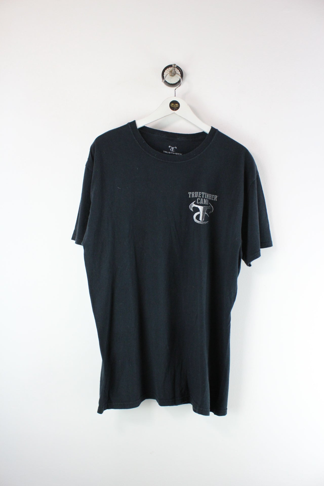 Vintage Black T-Shirt (L) - Vintage & Rags