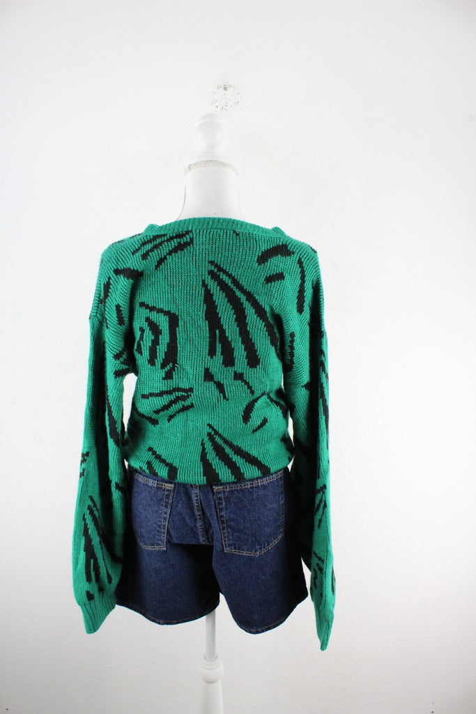 Vintage Green Sweatshirt (S) - Vintage & Rags Online