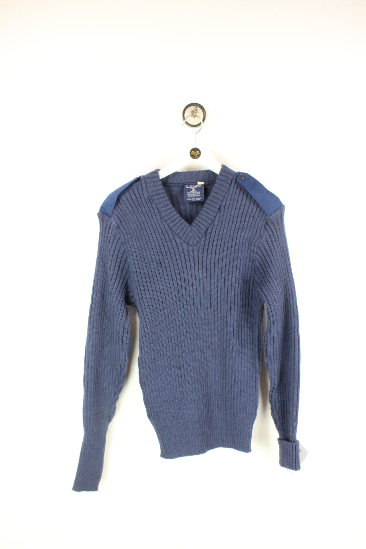 Vintage Blue Citadel Wool Pullover (S)