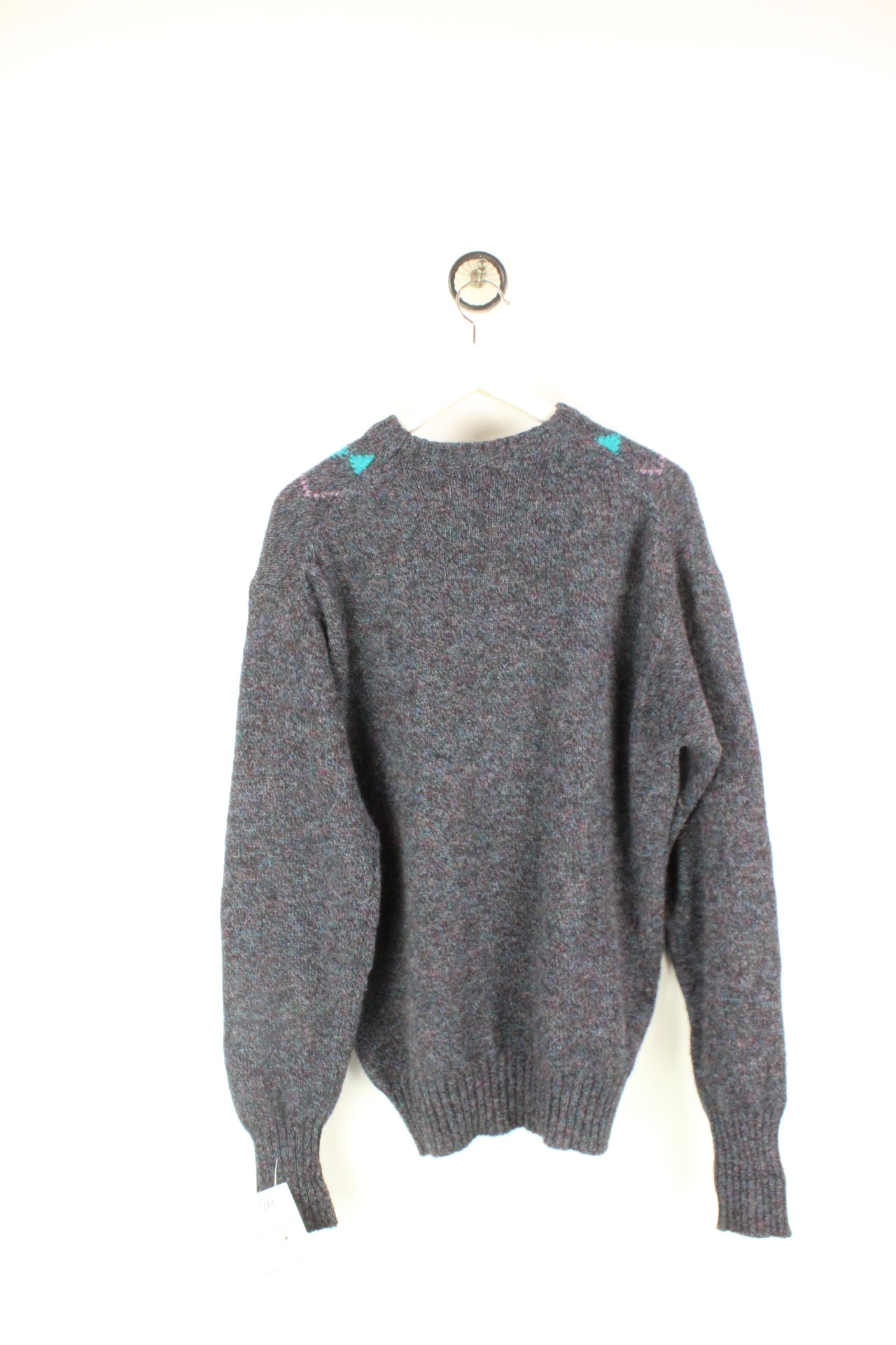 Vintage Grey Wool Pullover (M)